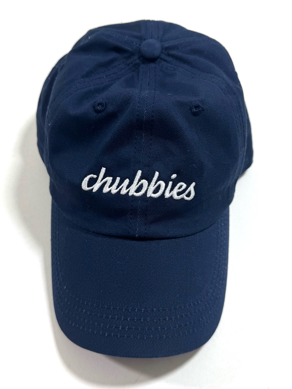 Chubbies Logo Dad Hat Blue Cap Adjustable